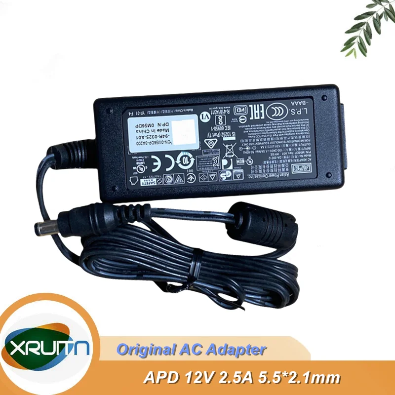 Genuine APD DA-30E12 12V 2.5A 9Y62F AC Adapter Charger for Dell Wyse 30W M56DP Power Supply