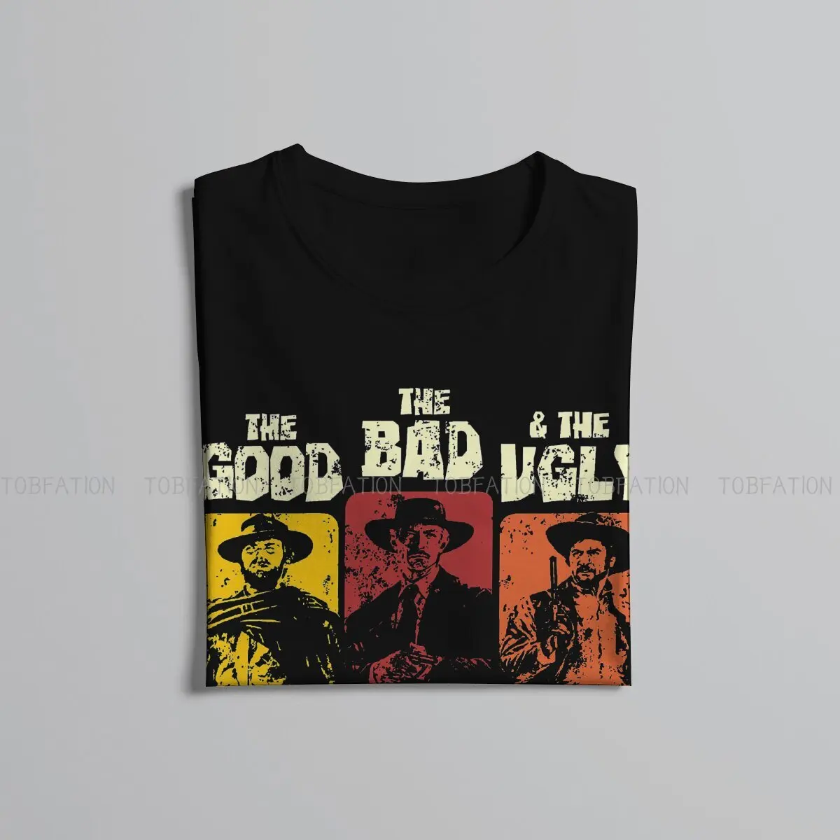 The Good The Bad The Ugly Classic  Hip Hop TShirt Clint Eastwood A Fistful Of Dollars Cowboy Creative  Casual T Shirt Male Tee