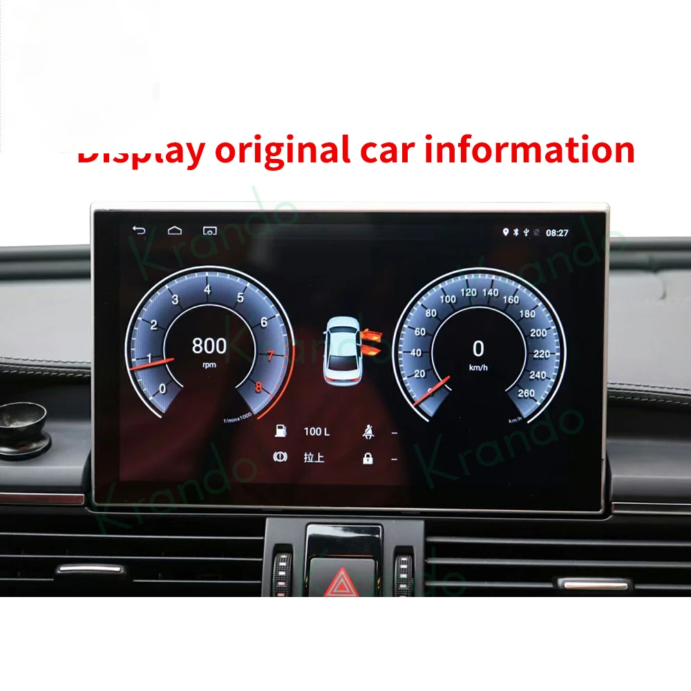 Android 11.0 9 inch 6G 128G Car Radio for Audi A6 A6L C7 A7 2012-2018 IPS Screen Audio Navi Multimedia Player GPS Carplay