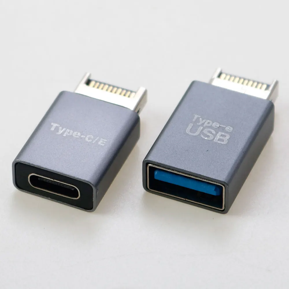 

1PCS USB 3.1 Front Panel Header Type E to Type C USB Expansion Cable Adapter Connector for Desktop Computer Motherboard Plug