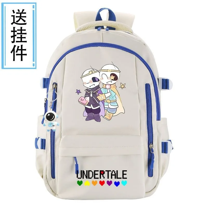 

Breathable mesh, 31×44×19cm Black Grey Red Blue, Undertale Sans, Student Kids Teens School Bags, Anime Backpacks Girls Boys