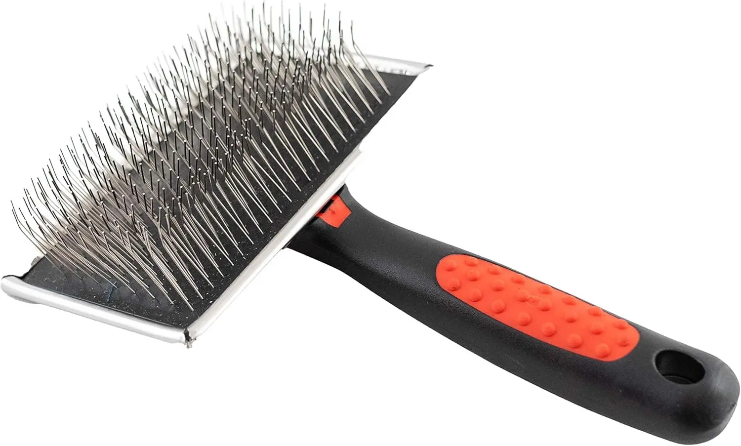 

Extra Long Slicker Brush for Dogs - Removes Loose Undercoat & Tangles, Ergonomic Handle, All Coat Types