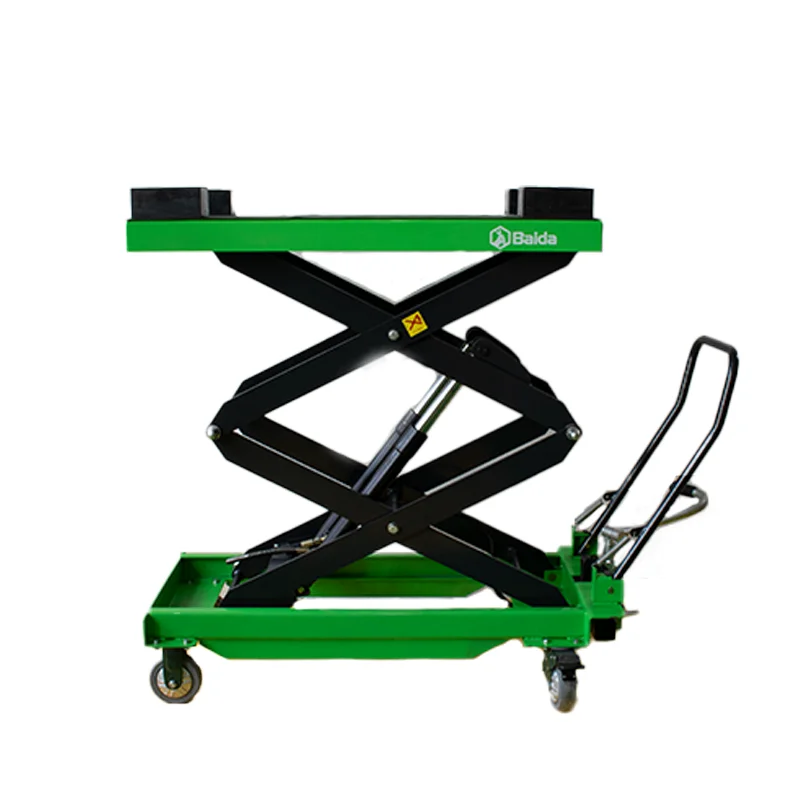 

1100KG Durable Insulation Pad Battery Lift Trolley with Scissor Design