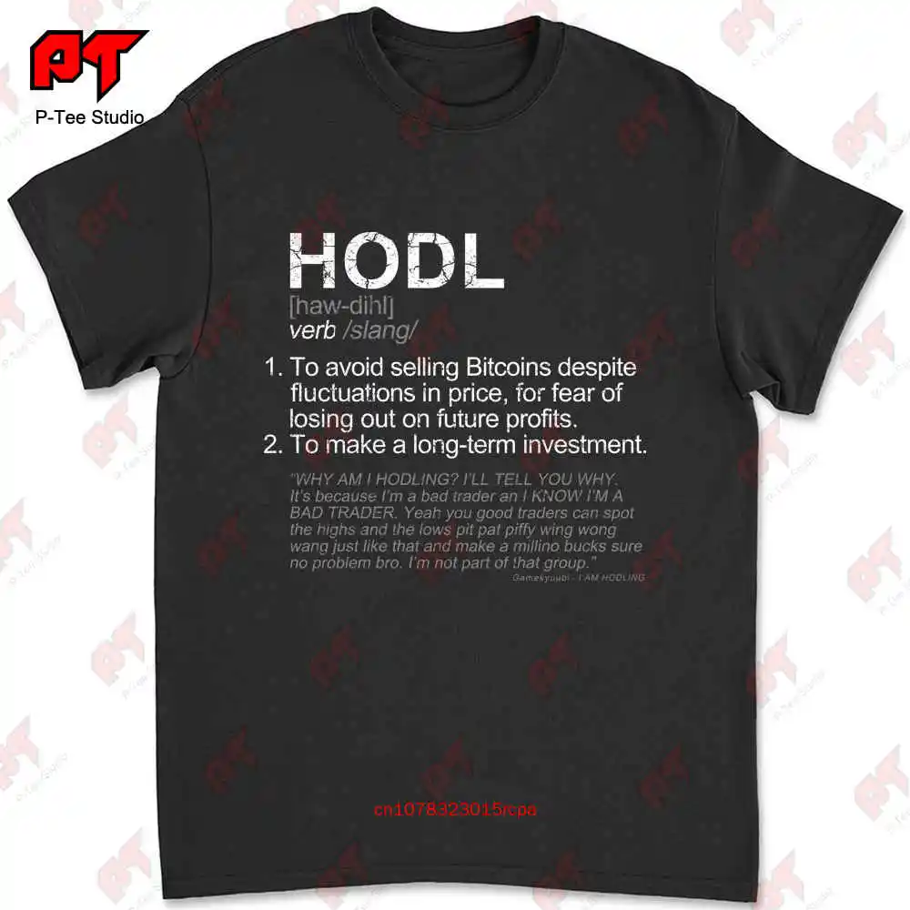 Hodl Ii Crypto Currencies Cryptocurrency T-shirt QGE5