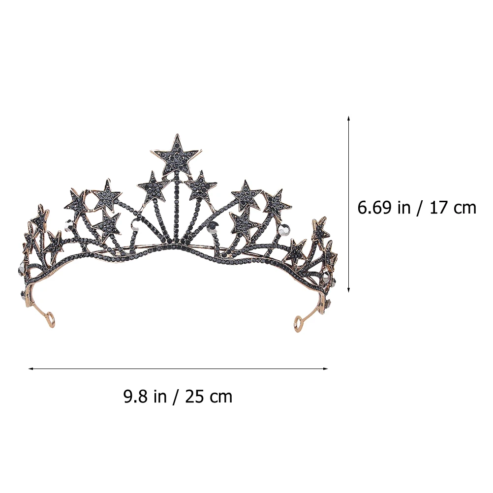 

Alloy Crown Headdress Wedding Headb Birthday Headgear New Style Hair Decors Rhinestone New Style Head Decors Accessories