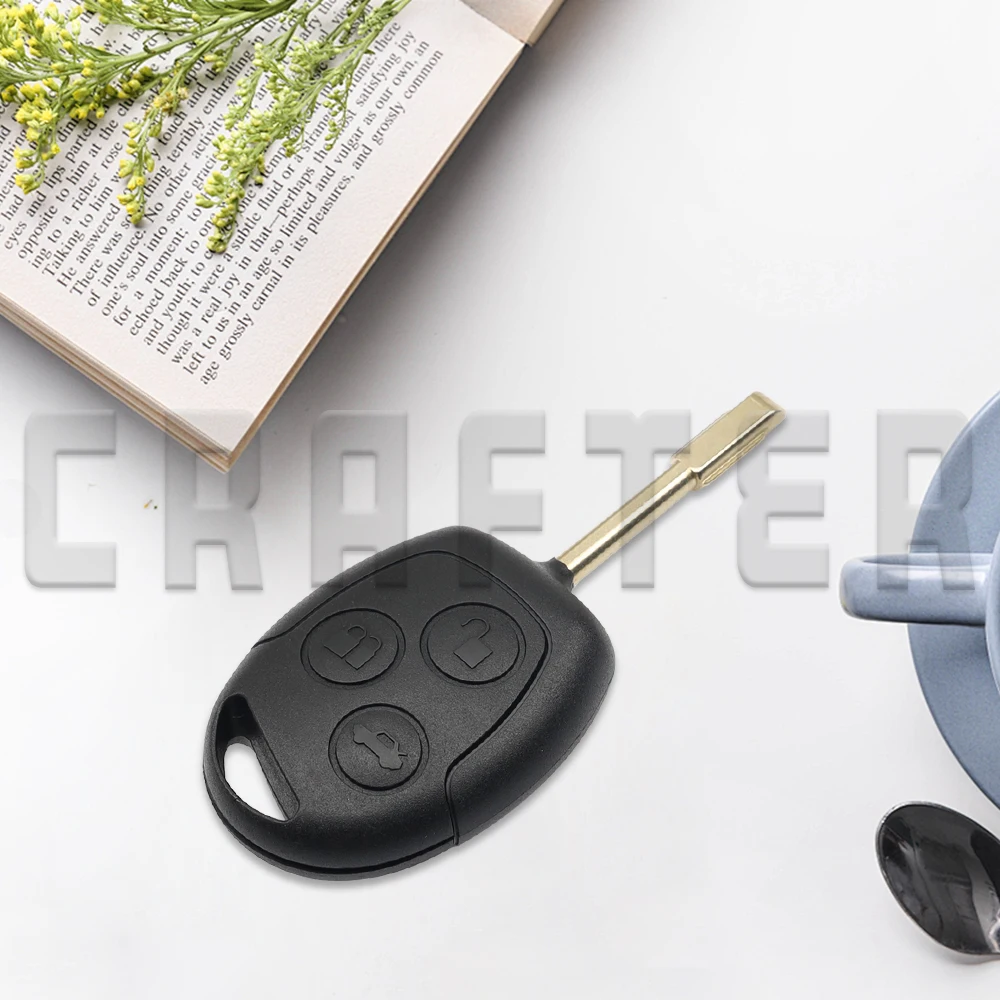 Key Crafters 원격 자동차 키 ID 4D60/4D63 칩 315/433MHz 블레이드 HU101/FO21 Ford Mondeo Focus Fusion Fiesta Galaxy 3BT