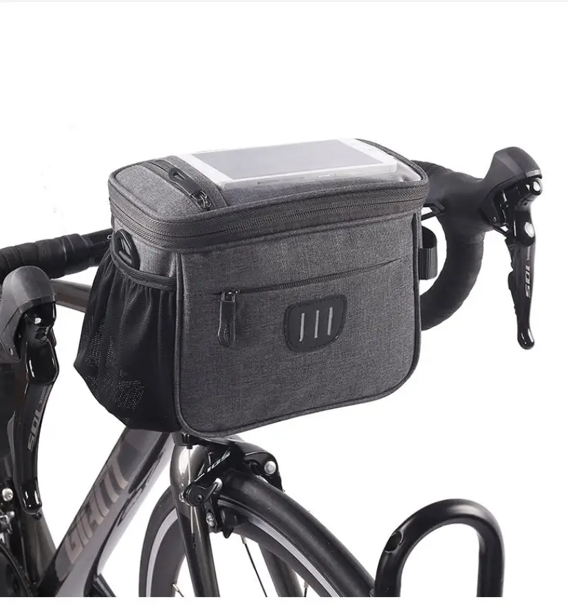 

Bicycle Front Handlebar Bag Bike Frame Pannier Organizer Pouch MTB Waterproof Phone Bags Multifunction Portable Bike Bag