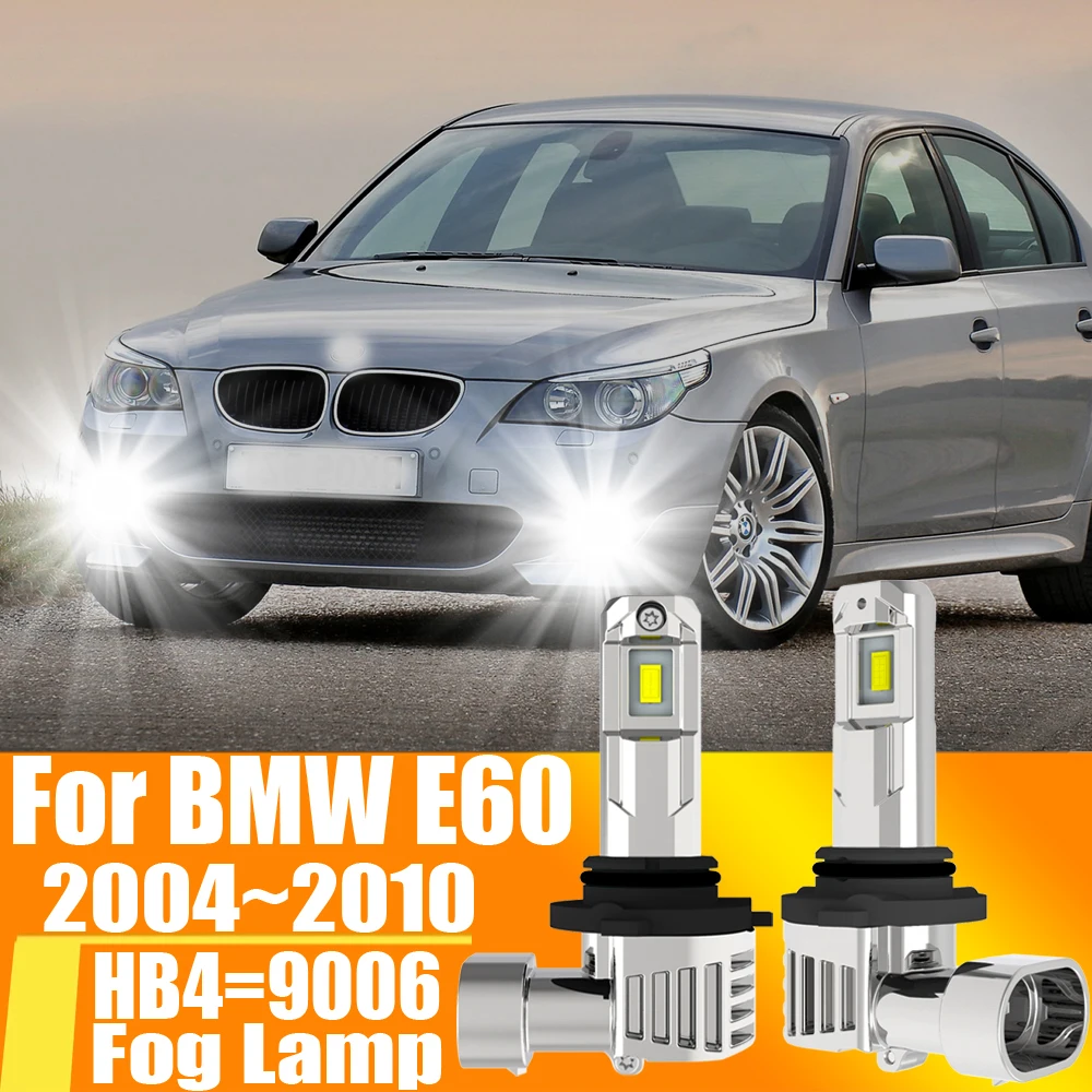 2 pz HB4 9006 Ha Condotto La Luce di Nebbia Canbu Lampadina Per Auto Ad Alta Potenza 6000 K Xenon Bianco Faro Turbo Diodo Lampada 12 v 55 w Per BMW E60 2004 ~ 2010