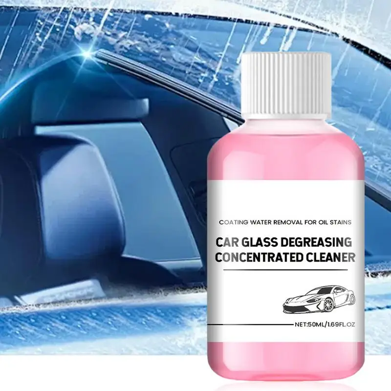 Automotive Glass Cleaner Car Window Cleaner Liquid 50ml Windshield Glass Cleaner Professional Glass Cleaner For Windshield Glass