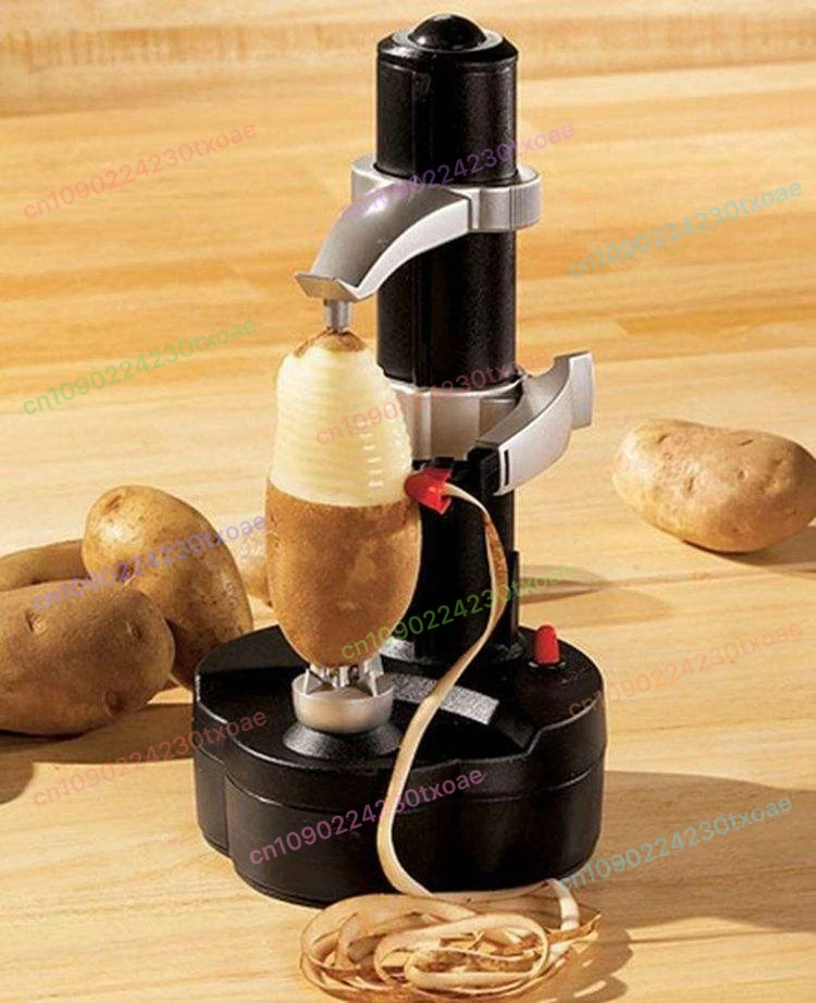 

Automatic Electric Spiral Apple Peeler Machine with Cutter Slicer for Fruit Potato Battery Operated EU Plug Charger