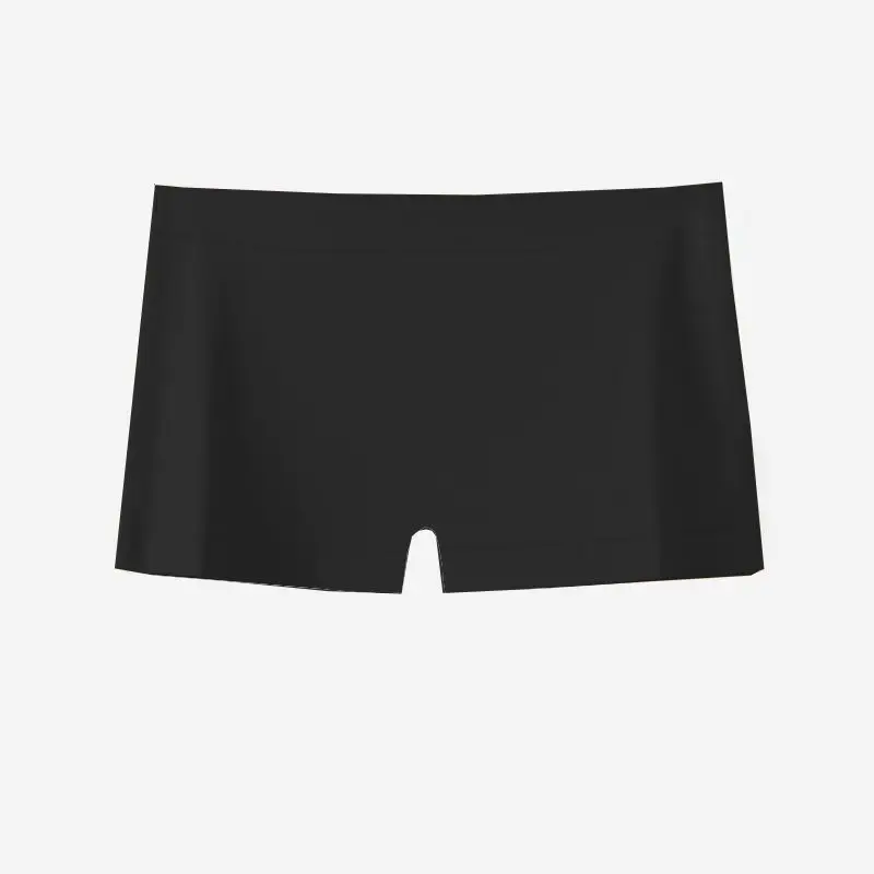 American style spicy girl solid color mid waist flat angle safety pants home comfort anti pinch buttocks girls' leggings