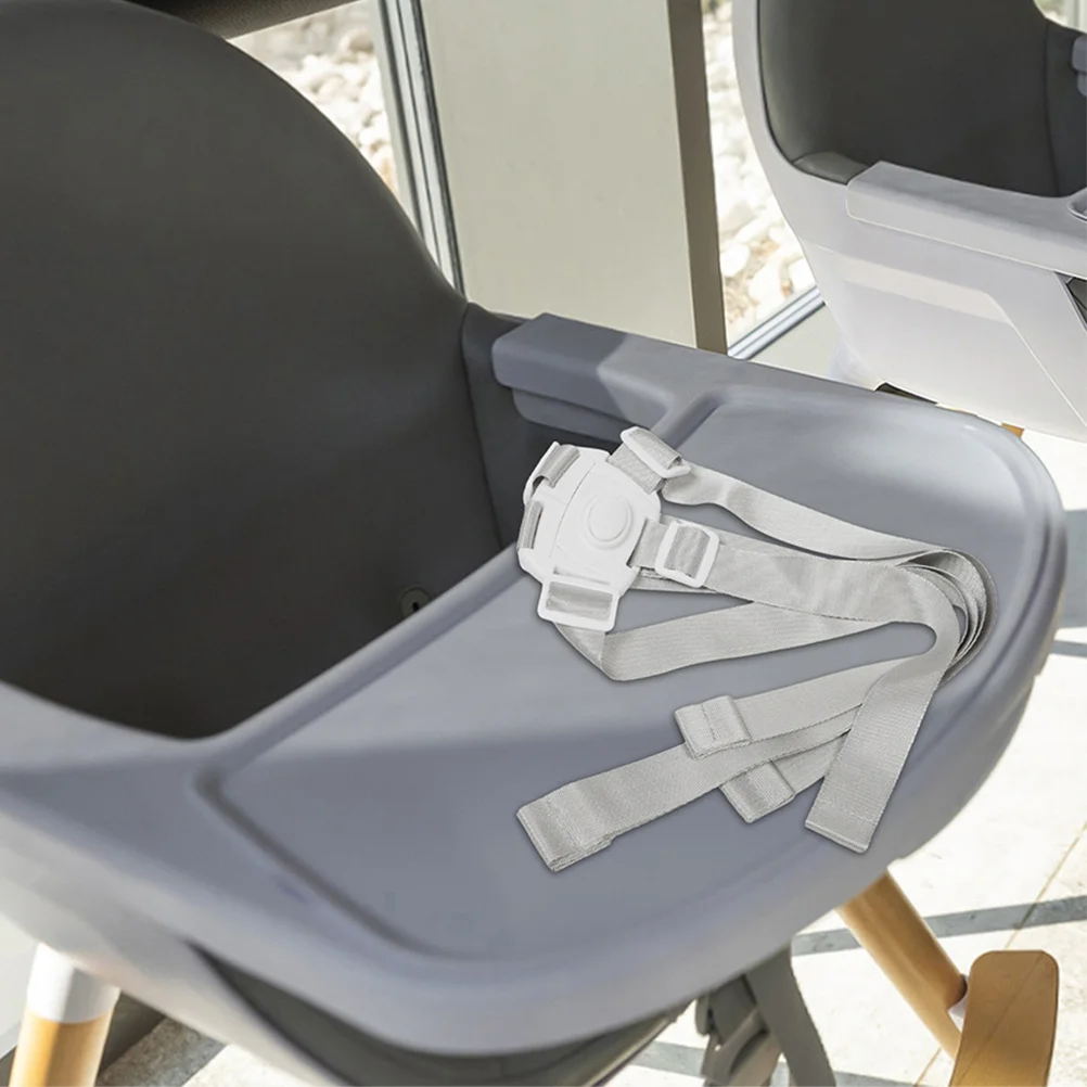 5 قطع من حزام أمان الأطفال قابل للتعديل، حزام كرسي أطفال عالمي لعربة الأطفال العالية، حزام أمان للكرسي العالي، خفيف الوزن #5