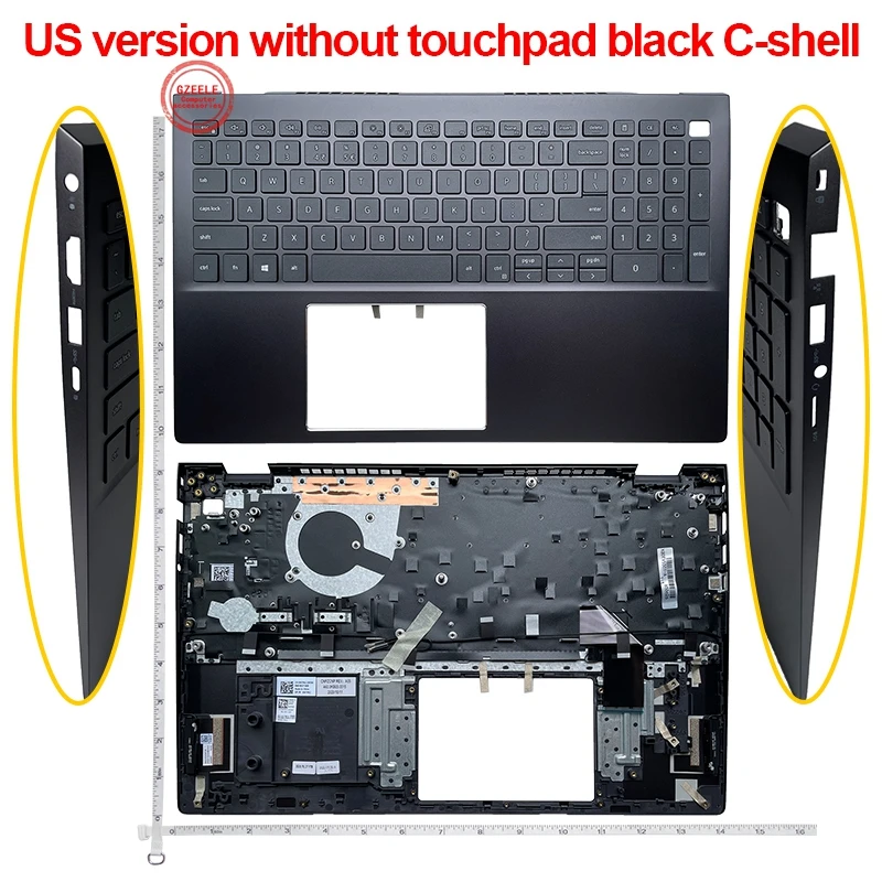 

New Laptop Palmrest top case cover for Dell Vostro 5501 V5501 5502 V5502 laptop C shell with keyboard