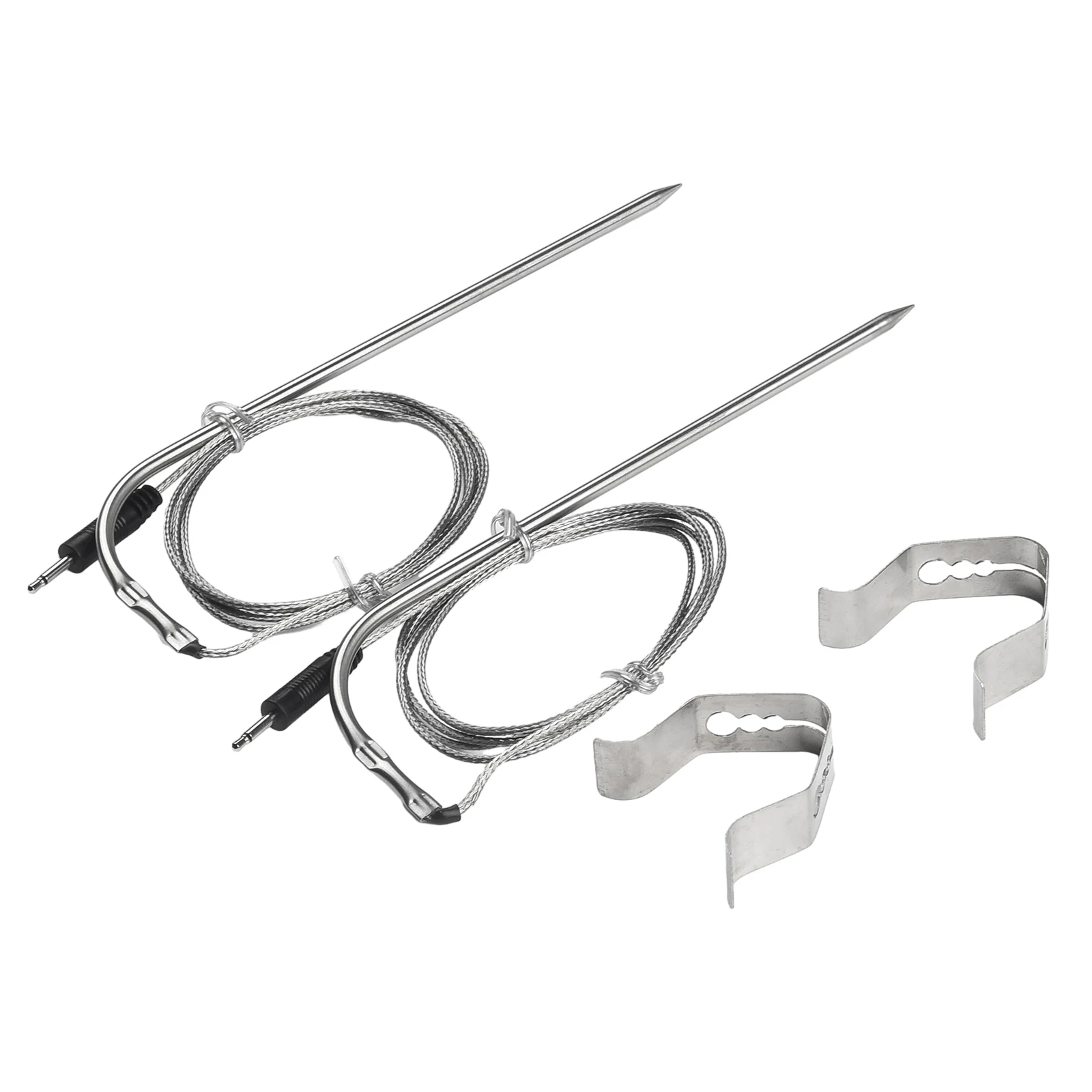 Practical Meat Probe Sensor Probe Clip Replacement Stainless Steel Digital Control For PitBoss Kitchen Outdoor