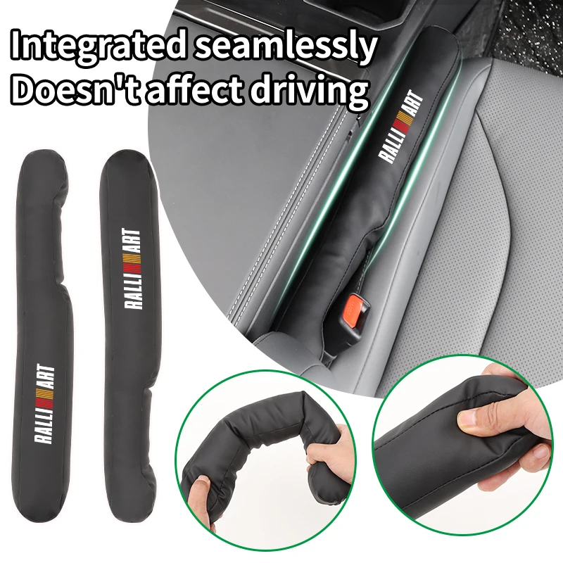 Car Seat Gap Filler Strip Side Seam Leak Plug Storage Box Accessories For Mitsubishi Delica Outlander Pajero Sport Lancer EX ASX 3