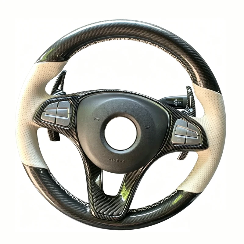 

Чехол на руль автомобиля для Mercedes-Benz W176 W246 W205 C117 C218 X218 W213 X156 X253 W166 X166 EQV W447, кожаный, ручной работы