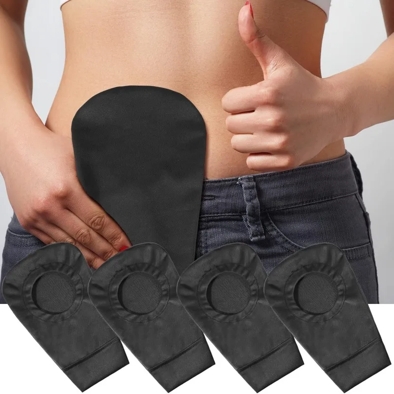 1pc Ostomy Bag Pouch Cover Health Care Accessories Washable Dust-proof Waist Colostomy Bag Protective Cover
