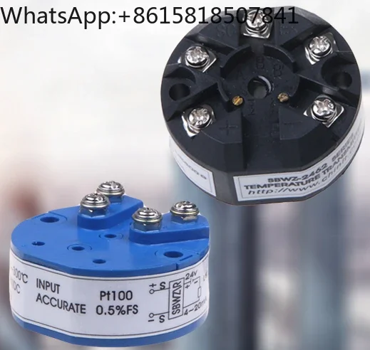 

SBWZ-2461/2462 Integrated Temperature Transmitter Module Signal Isolator PT100/4~20mA Output