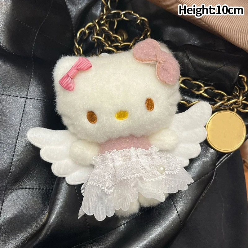 # Sanrio Hello Kitty Perifere pop sleutelhanger Leuke mode zonnebril Kt Cat sleutelhanger rugzak knuffel sleutelhanger verjaardagscadeaus