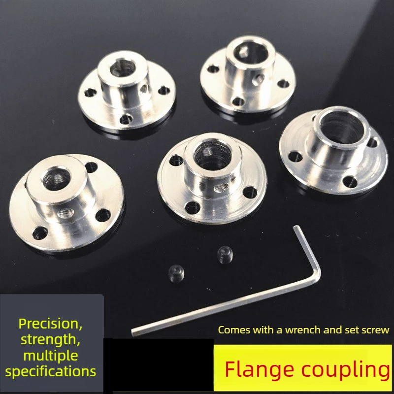 2/3/3.17/4/5/6/6.35/7/8/10/11/12/14mmRigid flange coupling motor guide shaft, coupler motor connector, shaft bearing accessories