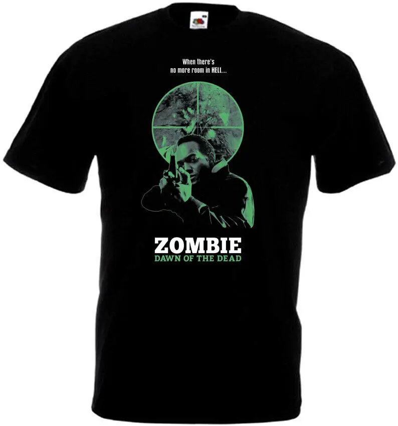 Dawn Of The Dead v5 T-shirt black horror movie Romero all sizes S-5XL