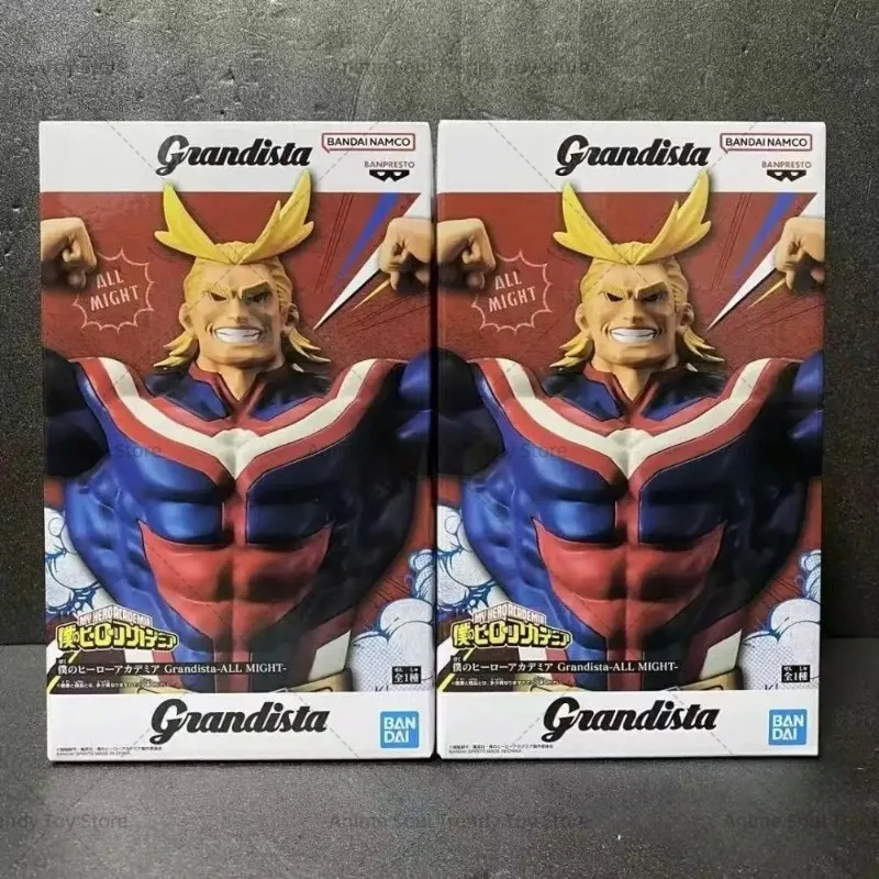 En Stock Original BANDAI BANPRESTO Grandista ALL MIGHT figura Anime My Hero Academia figuras de acción PVC colección modelo juguetes como