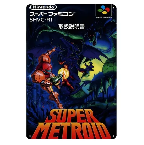 Y1,Super Video Game Metal Poster Tin Sign 20*30cm