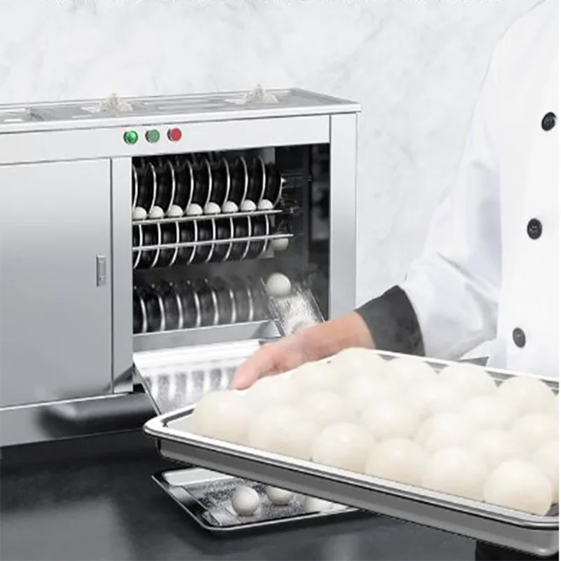 Automatic 220v Dough Cutter Ball Divider New Momo Manufacturing Machine for Bakery Chapati Bread Baozi Food Shop Restaurant