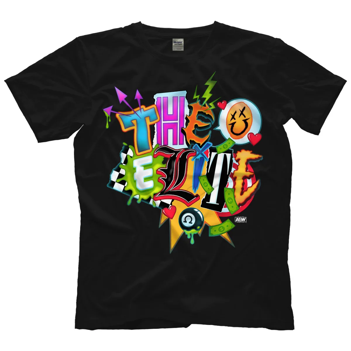 The Elite - Throwback AEW Official T-Shirt