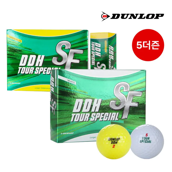 Dunlop New Ddh S/F Golf Ball 2 Piece 5 Dzen