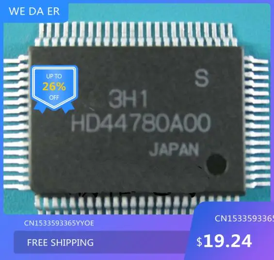 

NEW 10 pcs HD44780A00 HD44780A HD44780 QFP80