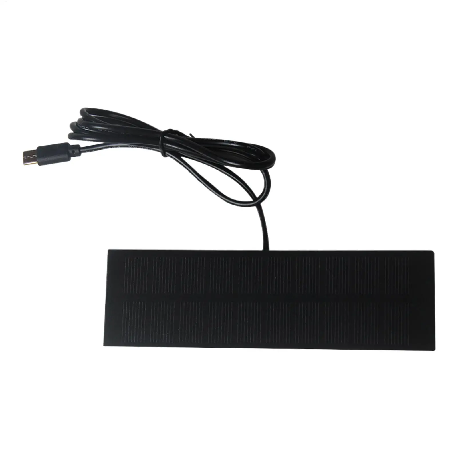5W 5V Weatherproof Solaring Plate with Type-C Output Emergency Power System Lightweight for Mobile Phones Battery Light Curtain