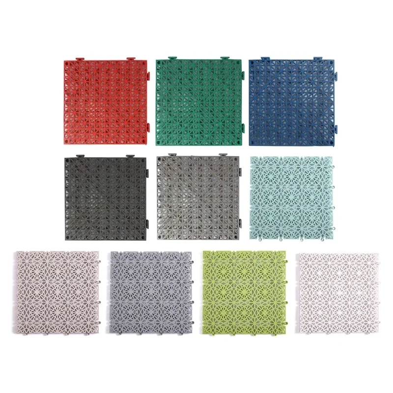 30x30cm Mats Nonslip Hollow Splicing Waterproof Shower Foot Mats Swimming Pool Household Shower Room PVC Mats