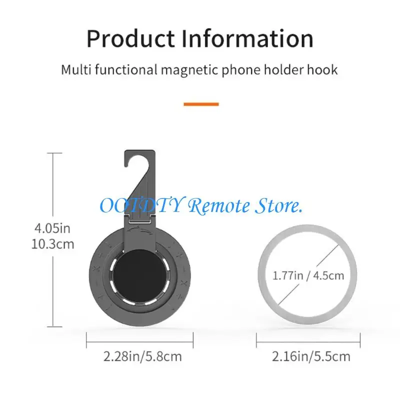  Phone Holder Hook with Foldable Desk Stand for Study and Office Use