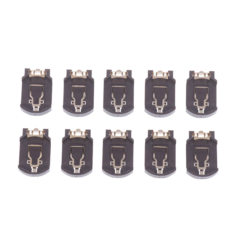 10Pcs CR2032 Battery Holder Coin Cell Button Socket Holder Cell Button CR2032 Coin Cell Button Battery Holder Mounting Base