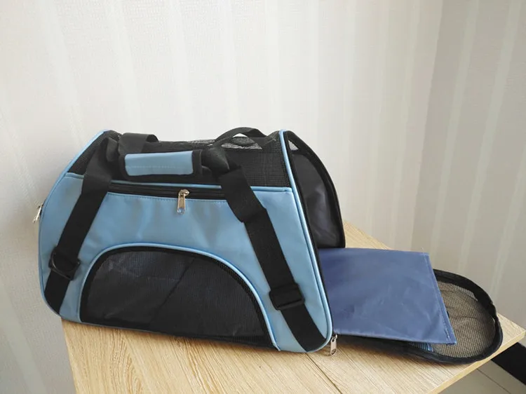 Katzentaschen, tragbare Hunde-Tragetasche, atmungsaktives Netz, für Haustiere, Welpen, Reisetaschen für kleine Hunde, faltbare Katzen, Handtasche, Transporttasche – Detail 15