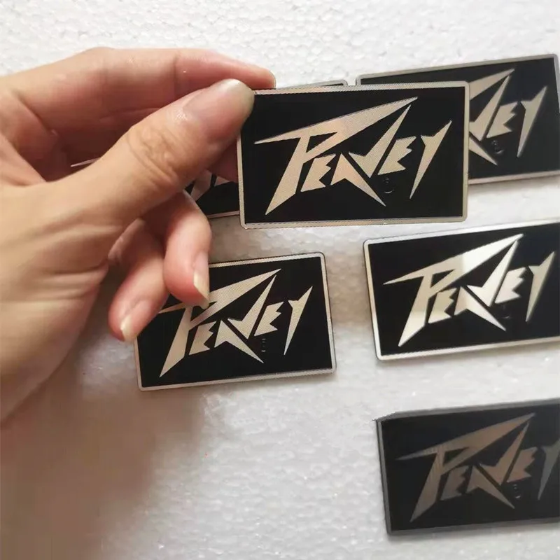 ユニバーサルハイバーメタル60*35mm,ローションサイン,オーディオアンプ用ネームプレート,スピーカーホーン