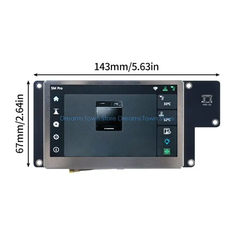 HX6A MEDUALE TOUCHRENS MODULE لـ Adventurer 5MPRO Printer التي تقدم تتبع التقدم على الفور وتثبيت سهلة