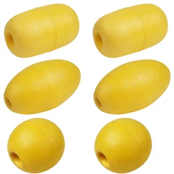 6Pcs Fishing buoy float Deep Water Net Foam Floats Crab Pot Markers Drift Anchor Rope Float Buoy for Kayak Anchor Line Boats