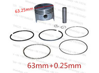 63mm+0.25mm EY15 Piston kit for Robin EY15-3 EY15-2B EY15-3D EY15V 3.5HP engine cylinder w/ kolben ring set pin clips large size