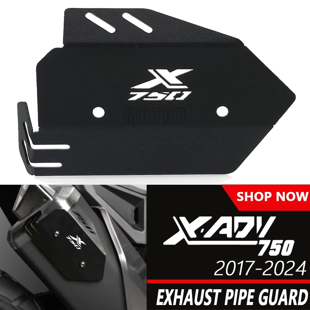 

Motorcycle Accessories Exhaust pipe protection cover Muffler Guard For Honda XADV750 XADV X-adv 750 2017 - 2021 2022 2023 2024