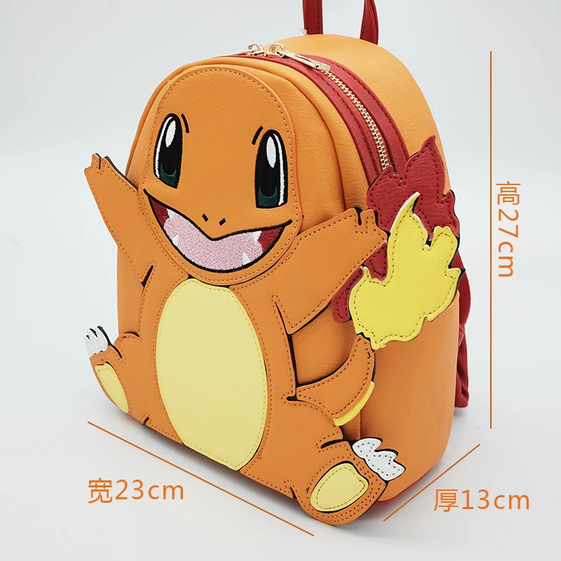 Loungefly Animation Peripheral PokéMon Charmander Small Bag School Bag Casual Backpack Backpack Birthday Present Spine Protector