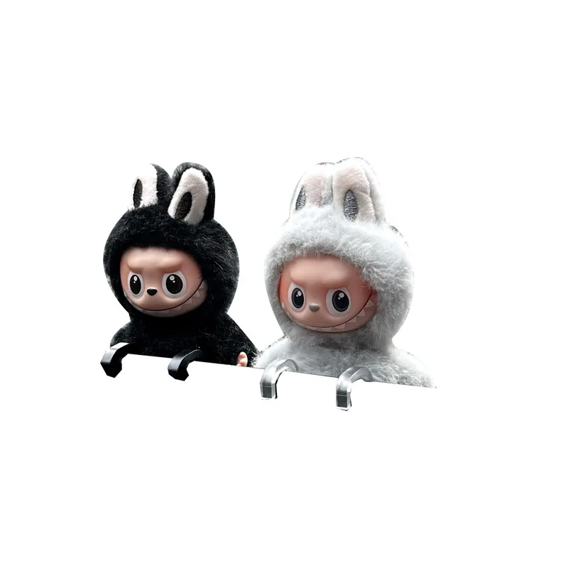 حامل عرض شاشة السيارة Labubu 4.0 مناسب لجيل صغير 4.0 10 سنتيمتر رف معلق ديكور عرض الكمبيوتر