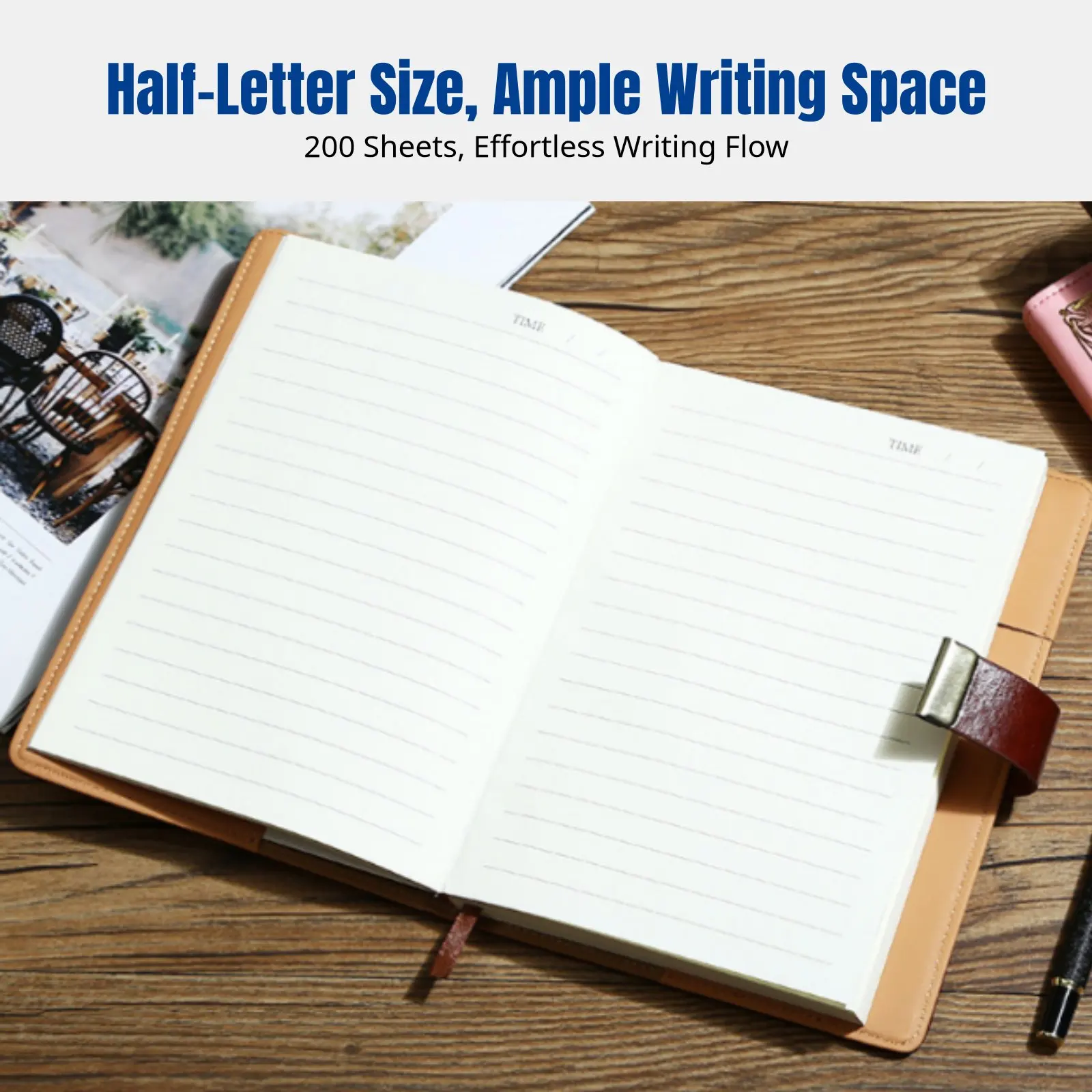 

Блокнот с кодовым замком, из искусственной кожи, винтажный литературный дизайн, издание 2025 года, подходит для мужчин, женщин, студентов