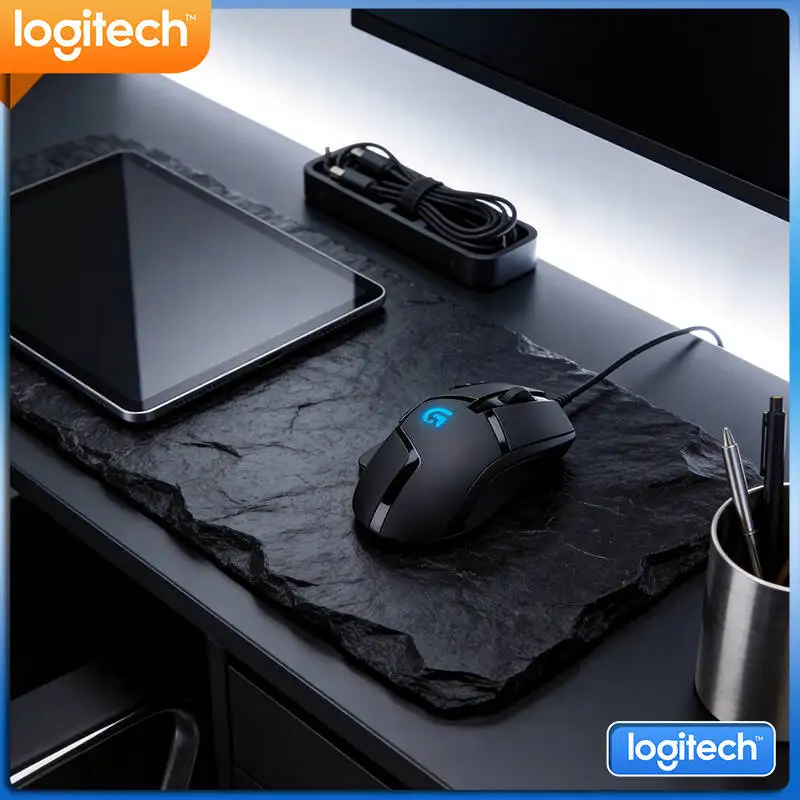 Logitech G402 Wired Mouse 4000 DPI On-the-Fly Switch 8 Custom Buttons Anti-Slip for Office and Gaming Needs