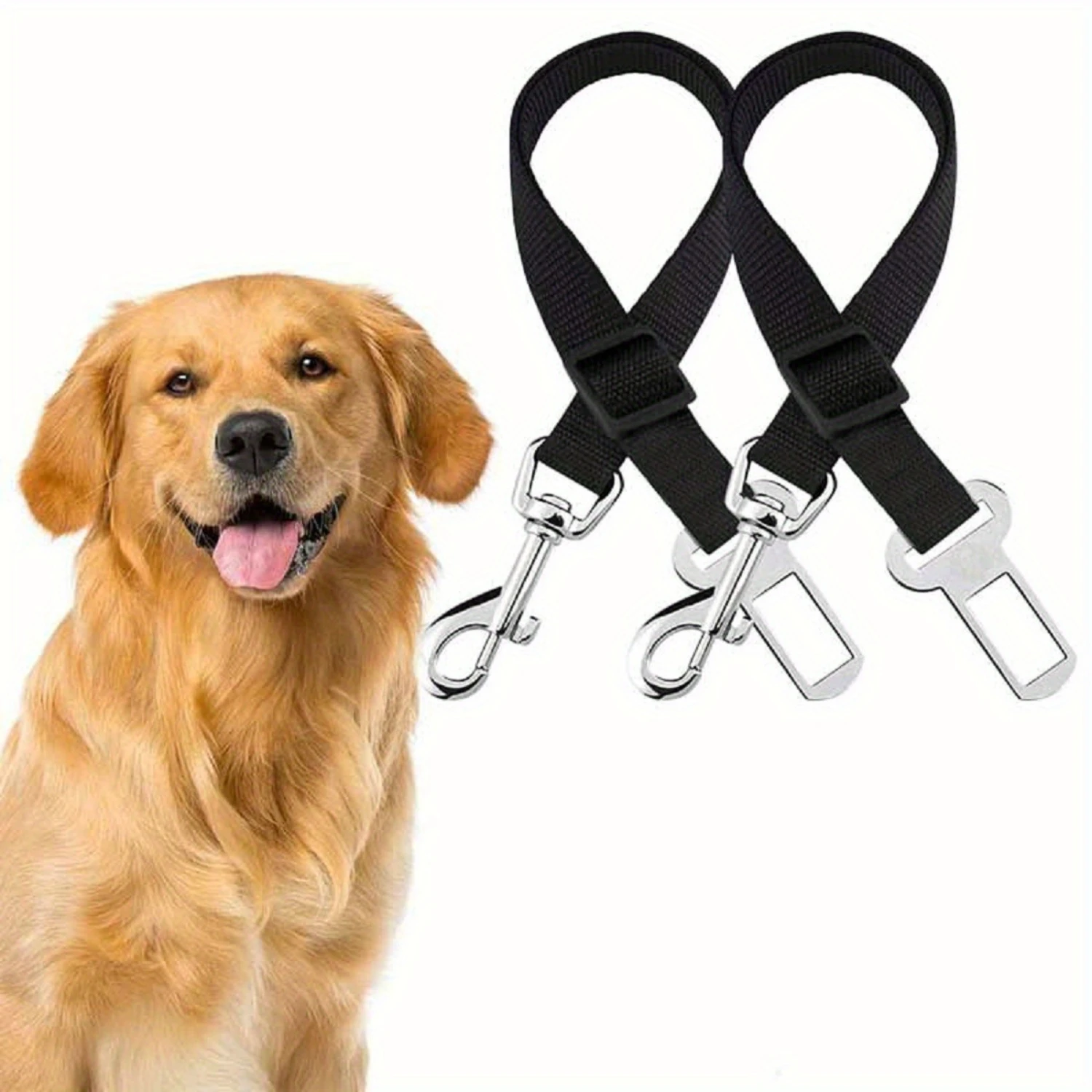 Adjustable Dog Car Seat Belt Harness - Safe Travel Leash for Pets, Machine Washable Nylon Dog bandana bulk Leather dog leash Dog