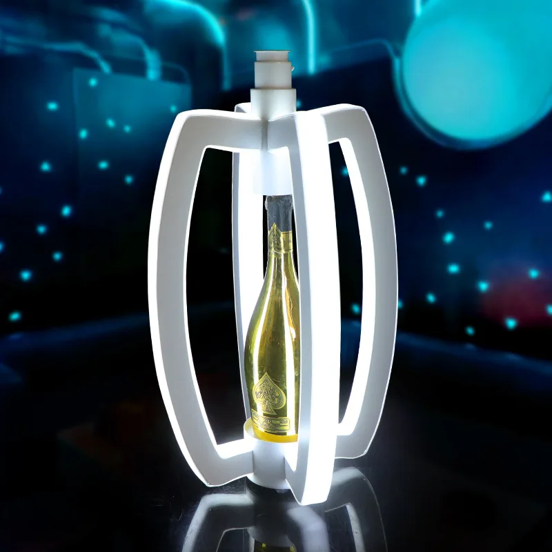 

Bar preparation single LED luminous spade A wine seat champagne wine saucer bar KTV foreign wine display stand