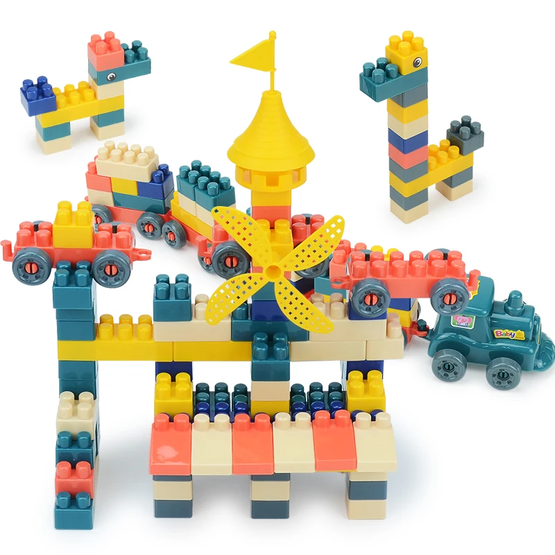 Mega Animal Slide Bricks For Children Marble Race Run Maze Ball Toys Building Blockss Funnel Slide Blocks Toys For Children