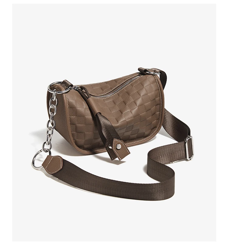 FOXER Damen Leder Sling Umhängetasche Mädchen Kleine Umhängetasche Handtasche – Detail 12