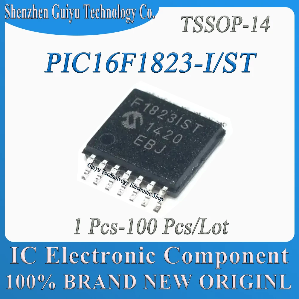 1Pcs-100Pcs/Lot PIC16F1823-I/ST TSSOP-14 PIC16F1823-I PIC16F1823 PIC16F IC MCU Chip